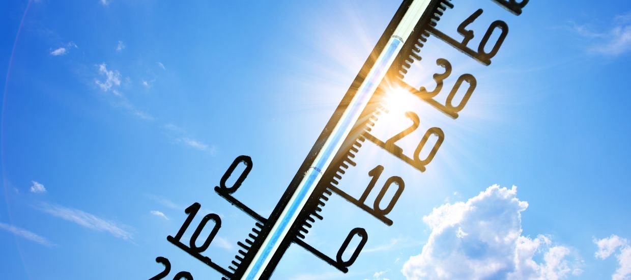 Thermometer im Himmel